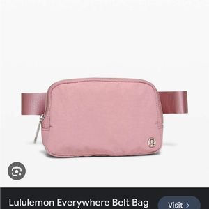 Lululemon everywhere belt bag pink taupe